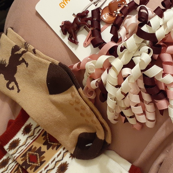 Hair bows n socks 3 set - Picture 1 of 6